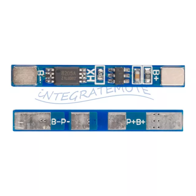 10X 1S Lithium Batterie Polymère BMS PCM PCB Li-ion Protection Board 3.7V 2.5A