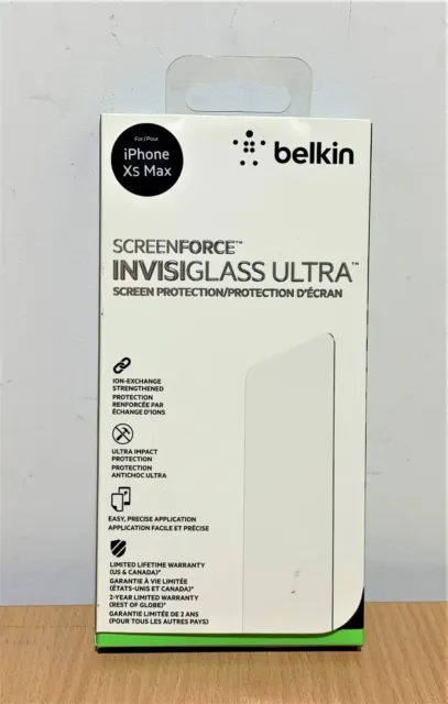 Belkin InvisiGlass Ultra Screen Protection for iPhone 11 Pro / XS / X -  Apple
