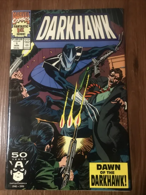 Darkhawk Marvel Comic Book #1 1991 First Appearance of Darkhawk VF to NM