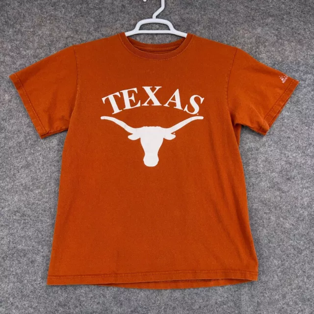 Texas Longhorns Polo Shirt Mens Small Orange Big 12 College Football Russell