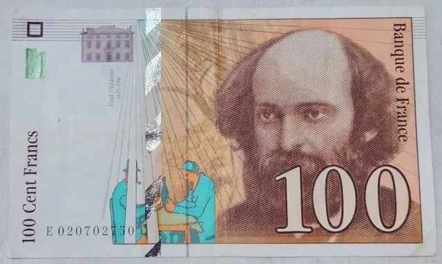 France 🇫🇷 100 Francs Banknote 1997