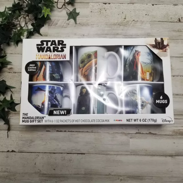 Disney Star Wars The Mandalorian 6-12 oz Mug Gift Set 2022 Limited Edition