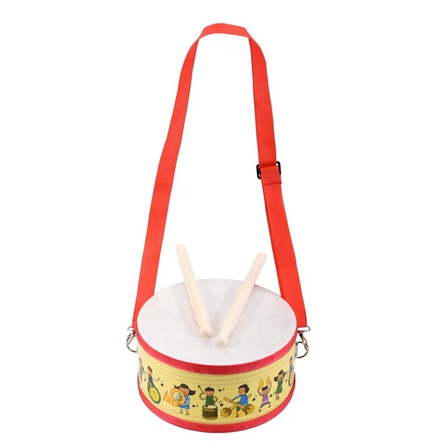 DRUM WOODEN KIDS Early Educational Musical Instrument for Kids Baby Spi