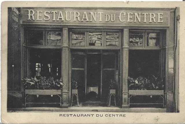 CPA Bordeaux - 33 - Restaurant du Centre 10 rue de la Merci - A.Niolet proprio -