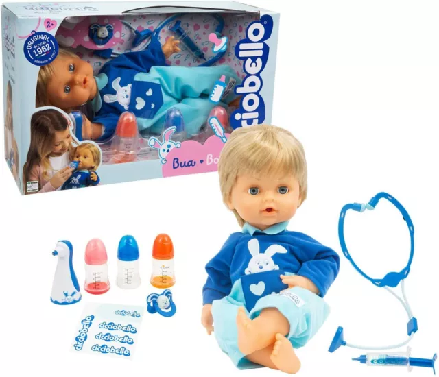 Babypuppe Ciccibello Giochi Preziosi Love 'n' Care Puppe  Italienisch B-WARE