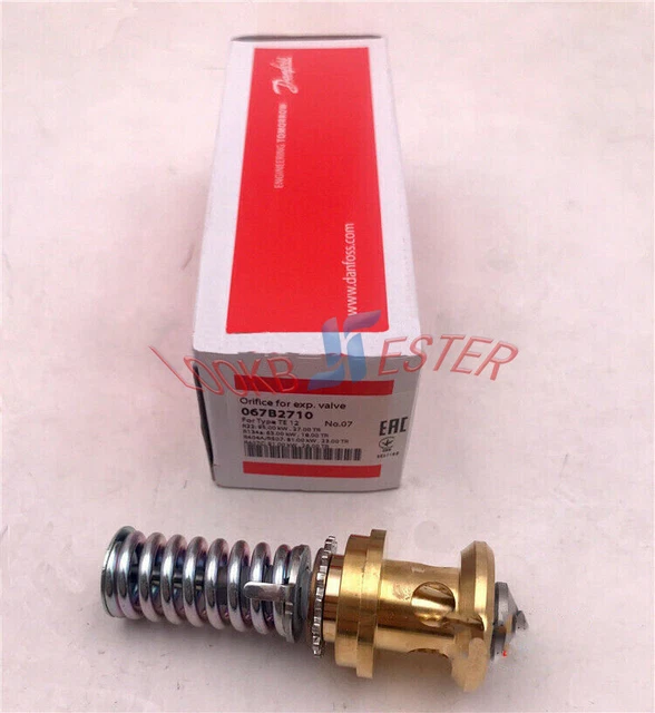 ONE NEW For Danfoss Expansion Valve Orifice No.07 067B2710 TE12 Spool
