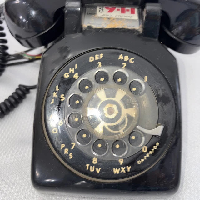 Phne Image VINTAGE STROMBERG-CARLSON SC G3 Black Rotary Dial Phone 80's £22.42 ...