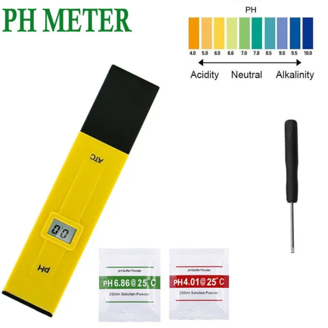 Digital LCD PH Meter Tester Accuracy Aquarium Wine Urine Automatic Calibration