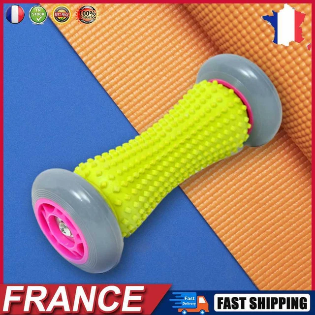 Foot Roller Massage for Heel Arch Pain Relief Back Leg Hand Muscle Relax (Grey)