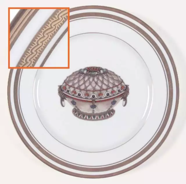 Faberge Imperial Egg Collection Dinner Plate 4742362