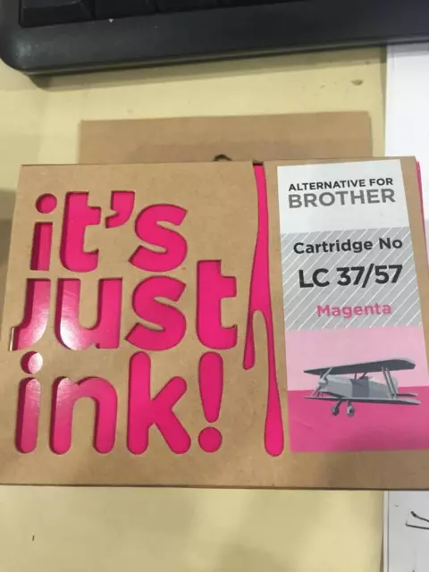 its just ink ALTERNATIVE FOR BROTHER cartridge no LC 37/57 MAGENTA  ! Cheapest!