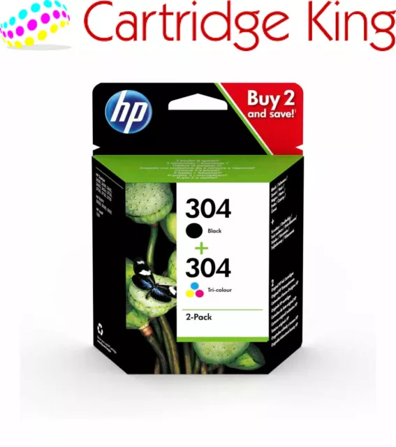 Genuine HP 304 Combi pack - 304 colour and 304 black std.