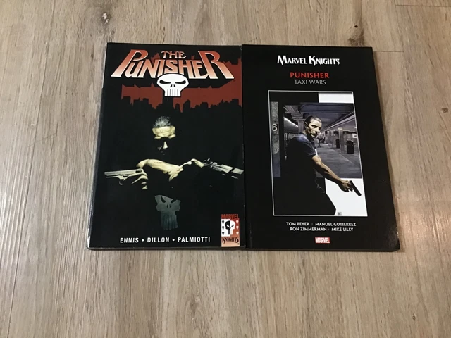 Punisher  Marvel Knights.  Vol 1 & vol 2  TPB lot.  One Man Army / Tax Wars