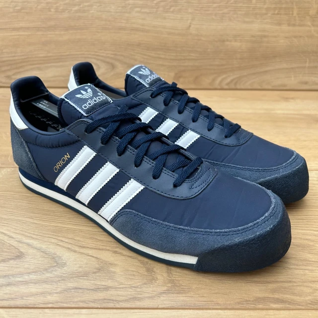 Adidas Originals Orion Navy Blue Suede Nylon Trainers Mens Size UK 9.5 / EU 44