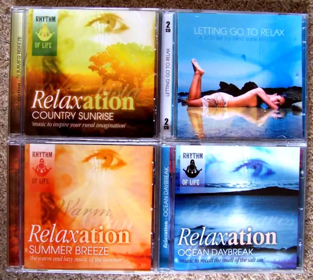 Relaxation Bundle / Small Job Lot NEW SEALED 5 Discs ( 3 Single + 1 Double )