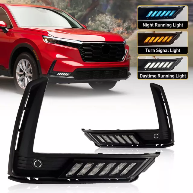 FOR HONDA CRV CRV 2025 2025 LED DRL Daytime Running Light Fog Lamp