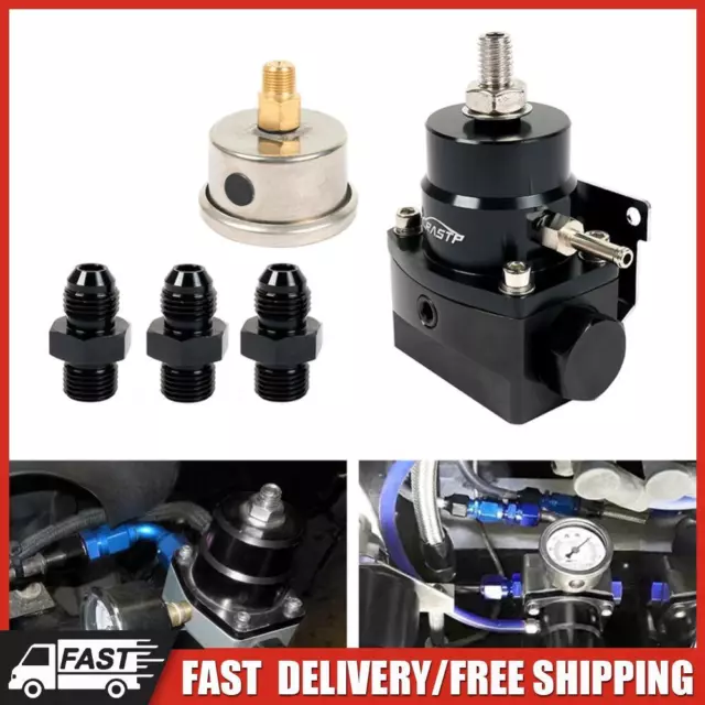 AN6 Car Fuel Pressure Regulator Aluminum Alloy Car Fuel Booster Pressure Booster