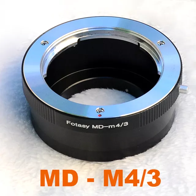 Minolta MD MC ROKKOR lens Micro 4/3 Adapter Olympus E-PL5 E-MP1 E-MP2 OM-D E-M5