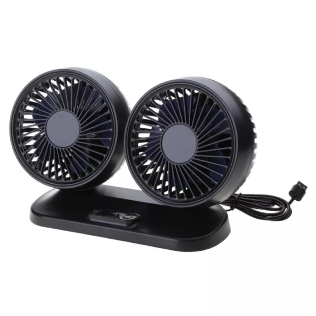 12V/24V for Head Auto Fan 2 Speed Cooling Air Circulator for Vehicles Truck