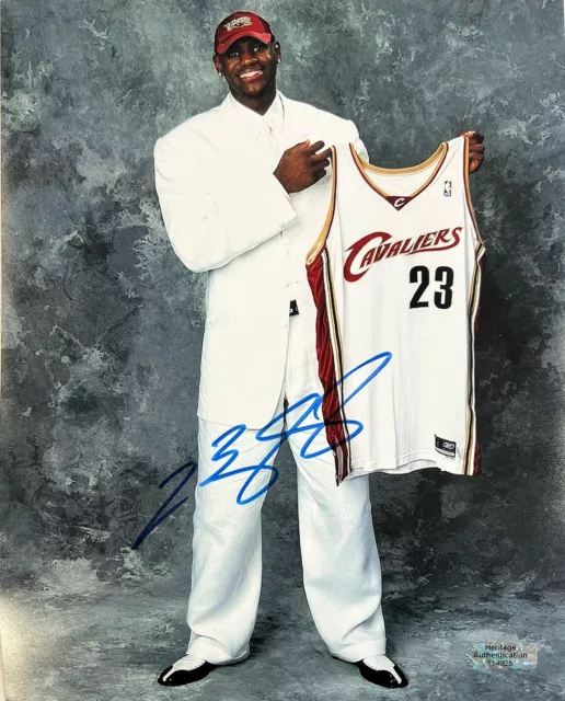 LeBron James Rare Cleveland Cavaliers Hand Signed 10x8 GOAT Autographed with COA