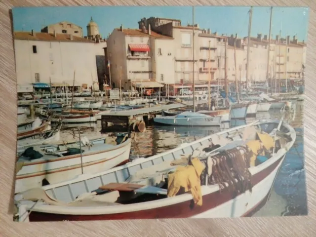 Cpsm Cpm  Carte Postale Var Saint Tropez Les Bateaux De Pêche