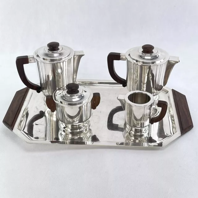 wunderschönes ART DECO Kaffee-Set versilbert coffee table