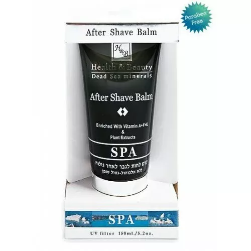 H&B Dead Sea Minerals After-Shave Balm UV Filter / Paraben Free 150ml 5.07 fl.oz