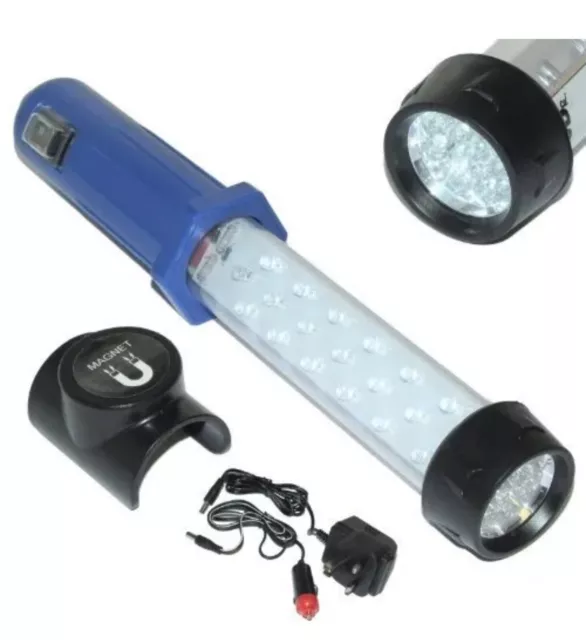 LED WorkLight Torch Inspection Lamp Magnetic Flash Light Cordless Rechargeable