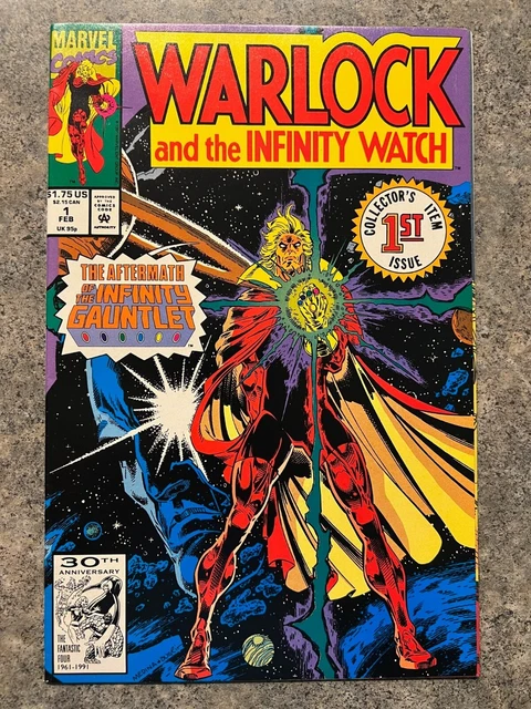 Adam Warlock and the Infinity Watch #1 & #10 Marvel 1992 NM - Infinity Gauntlet