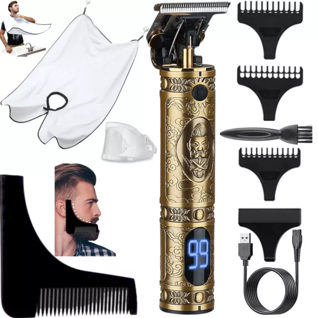 Tondeuse Cheveux Hommes,Tondeuse Barbe Homme Electriques,tablier,peigne offert