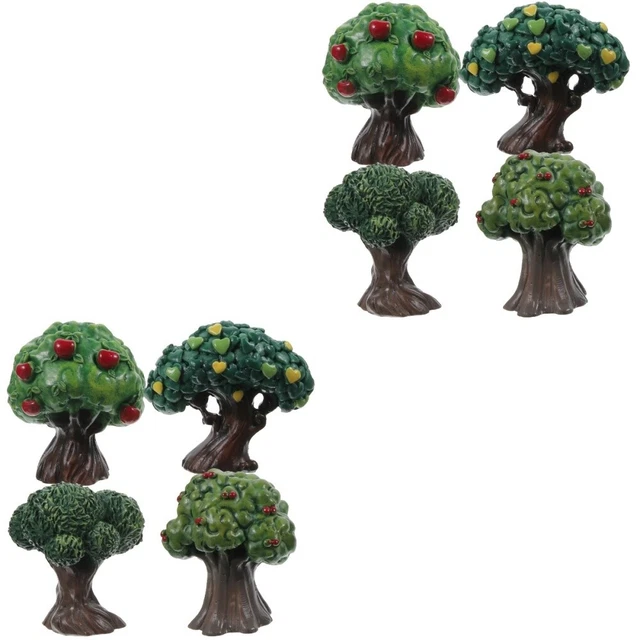 8 PC Simulazione di simulazione in miniatura Resina Resina Resina Frutta