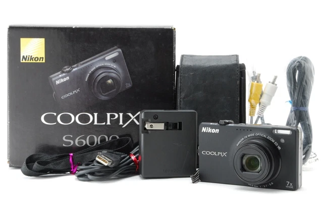 NEAR MINT IN Box] Nikon COOLPIX S6000 14.2MP Compact Digital