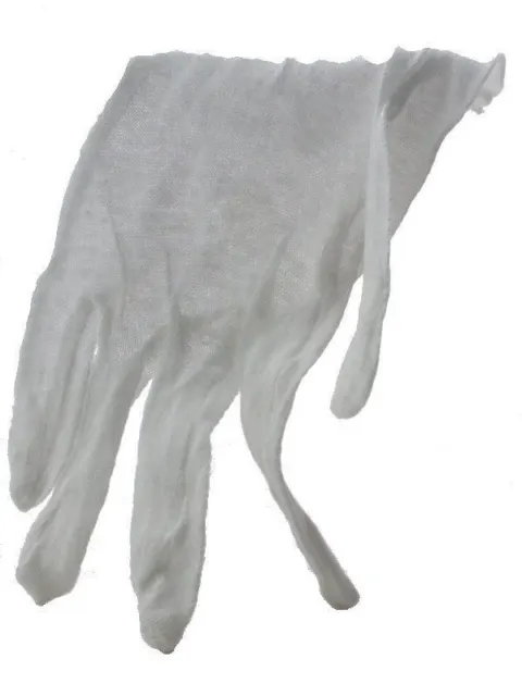 Large Cotton Glove for Handling Coins, Lightweight, 6 pair