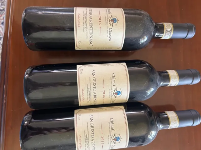 INTROVABILE: 6 Bottiglie San Giusto a Rentennano Chianti classico 2016