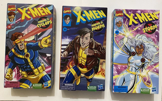 MARVEL LEGENDS VHS 90's X-Men Animated Series BOX ONLY! Morph, Cyclops ...