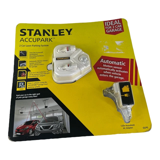 NEW Stanley Accupark Garage Parking 2 Car Laser Parking System