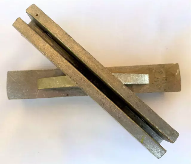Heavy Duty Aluminum 45 Degree Cross-Piece Street Sign Mounting Brackets 5" Long