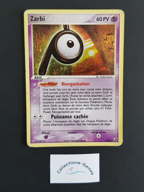 Carte Pokémon Zarbi P/28 - Holo - Ex Forces Cachées - FR