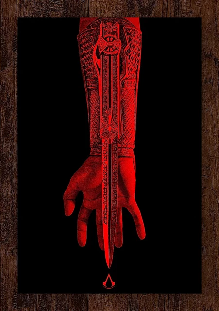 Assassin's Creed Aguilar's Metal Hidden Blade Gicl?e Print Poster #25 13x19