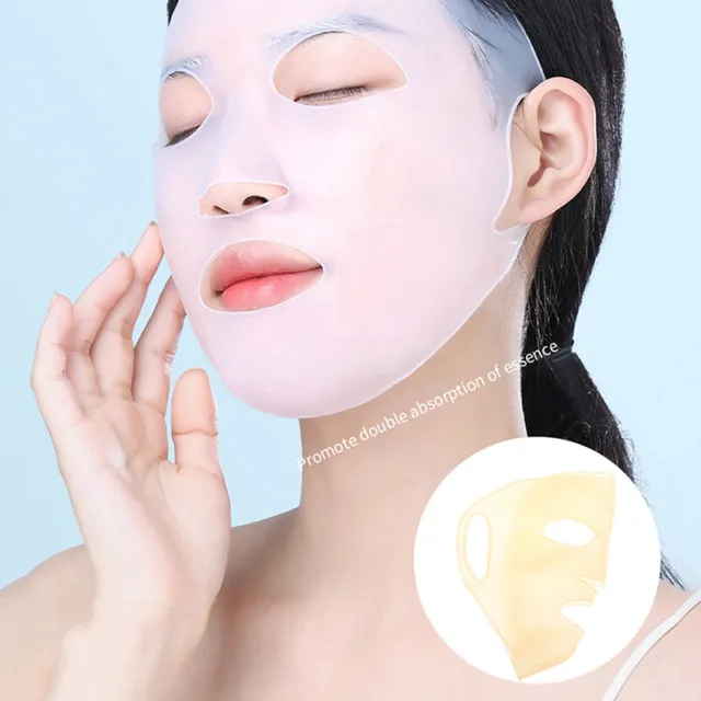 Reusable Silicone Face Moisturizing Mask Cover For Sheet Mask Skin Care