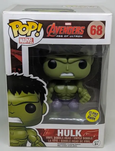 Funko Pop! - Hulk (Glow in the dark) #68 - Avengers Age of Ultron Marvel