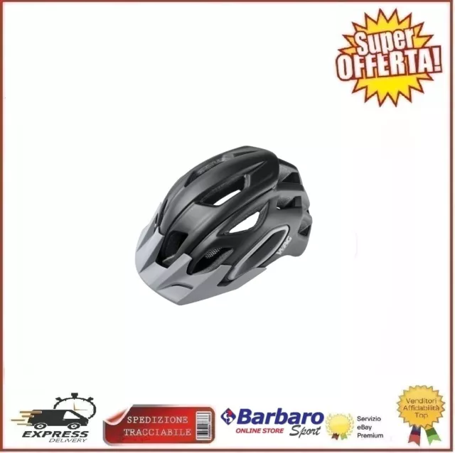 Casco Bici Oak Wag In Mould Bicicletta Mtb XC All Mountain Misura M 55-60 Nero