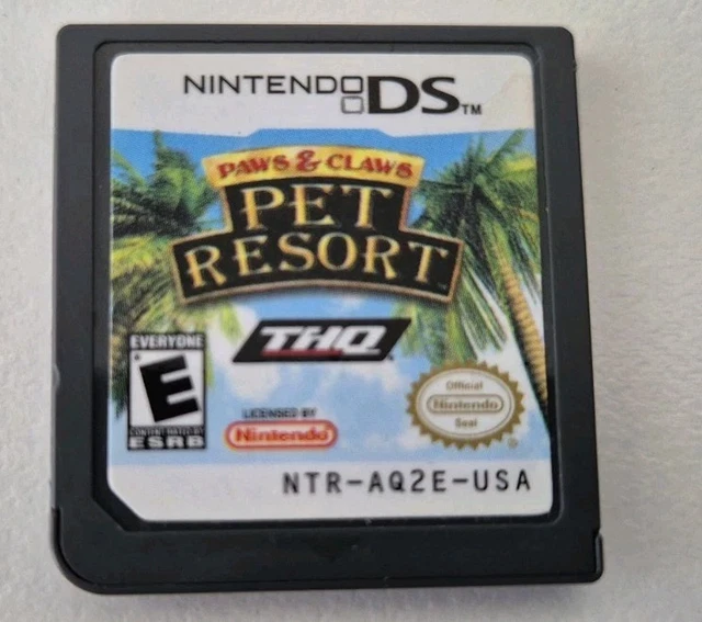 NINTENDO DS PAWS Claws Pet Resort Cartridge Only Fast Shipping