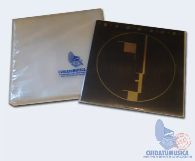 50 Fundas De Plastico Para Lp Y Doble Lp - Un Tamaño Para Todos Los Discos -