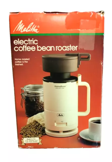 Melitta CBR-10 Electric Coffee Bean Roaster AromaRoast New In Box NOS 1984