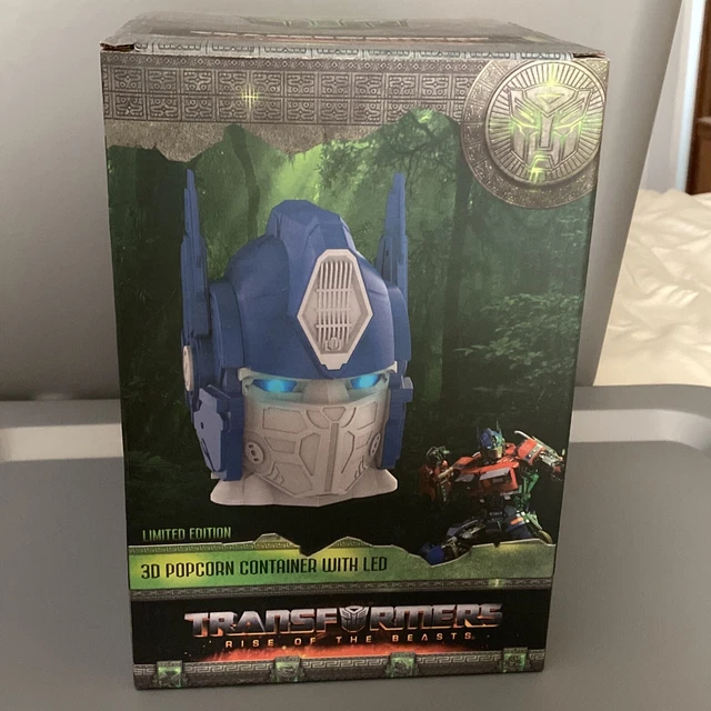 TRANSFORMERS RISE OF The Beast Optimus Prime Light Up Popcorn Bucket
