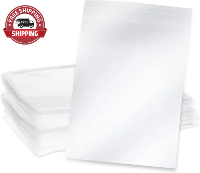 300 Pack Clear Greeting Card Sleeves, Transparent Envelopes for 5X7 Invitations,