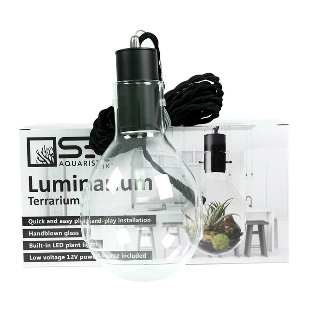 SR Aquaristik Hanging Luminarium Terrarium Aquarium Indoor Outdoor Decorations