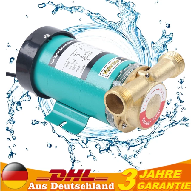 Pompa Acqua 12V CC A Circolazione Automatica – Portata 700L/h, Temperatura Da -40°C A 100°C, Silenziosa (<35dB), Per Acqua Dolce E Salata