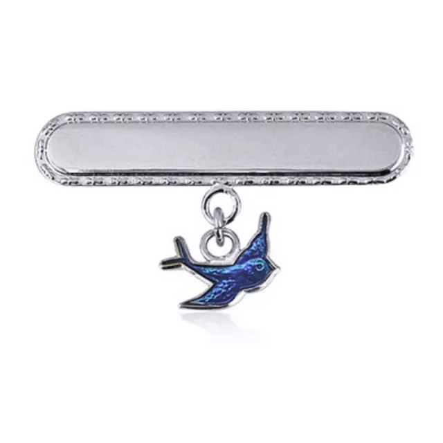 Bluebird of Happiness 925 Sterling Silver Baby Brooch